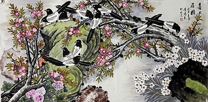 中国美协会员  董阳  （带合影）