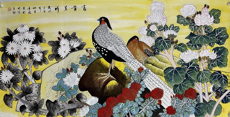 中国美协会员  董阳  （带合影）