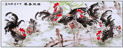 高晓林 （4044）国家一级美术师，江苏省美协会员《醉沐春风》