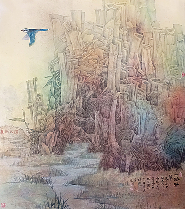 中国美术家协会会员 李克祥《一路芳华》精品国画