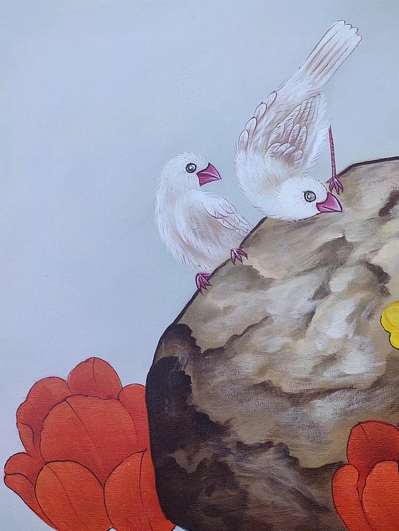 刘益芬 工笔油画