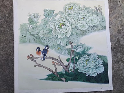 刘益芬 工笔油画