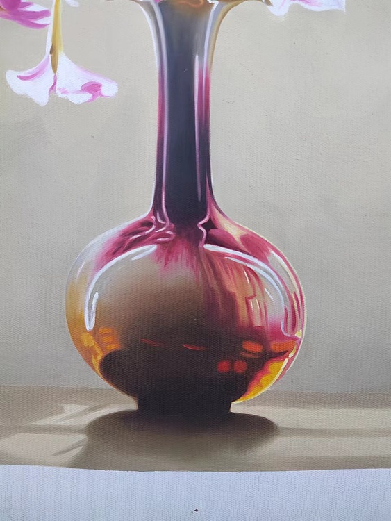 刘益芬 写实花