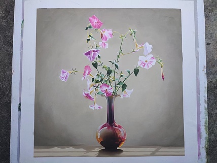 刘益芬 写实花