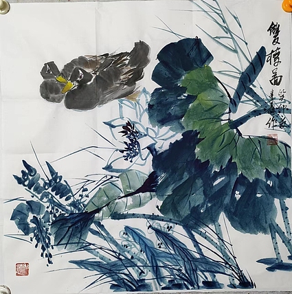 王建鑫 双栖图