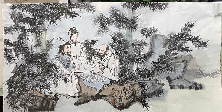文化老兵 竹林搏亦