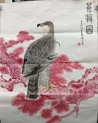 文化老兵 苍鹰图
