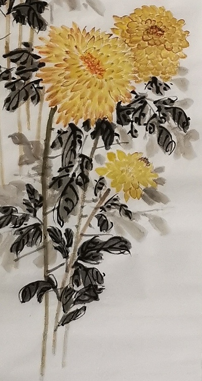 范彩君 梅兰竹菊四条屏