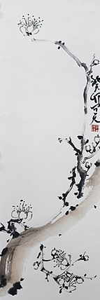 刘钟杨 墨梅
