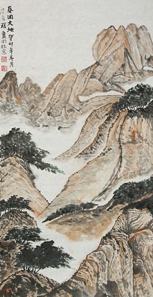 李可染画院画家，黑龙江省美术家协会会员&mdash;&mdash;谷占琛
