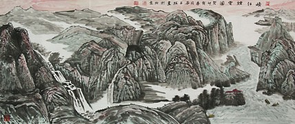 李可染画院画家，黑龙江省美术家协会会员&mdash;&mdash;谷占琛