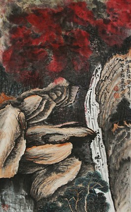 李可染画院画家，黑龙江省美术家协会会员——谷占琛