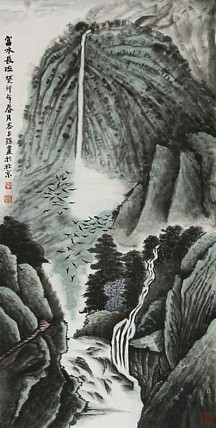 李可染画院画家，黑龙江省美术家协会会员&mdash;&mdash;谷占琛