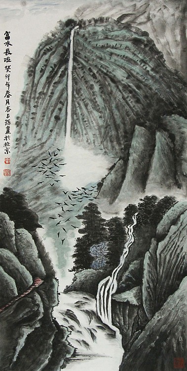 李可染画院画家，黑龙江省美术家协会会员&mdash;&mdash;谷占琛