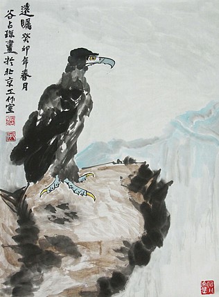 李可染画院画家，黑龙江省美术家协会会员——谷占琛