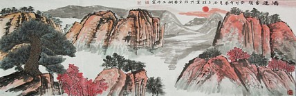 李可染画院画家，黑龙江省美术家协会会员——谷占琛