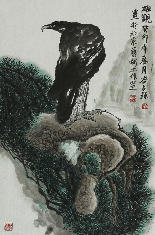 李可染画院画家，黑龙江省美术家协会会员——谷占琛