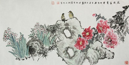 李可染画院画家，黑龙江省美术家协会会员&mdash;&mdash;谷占琛