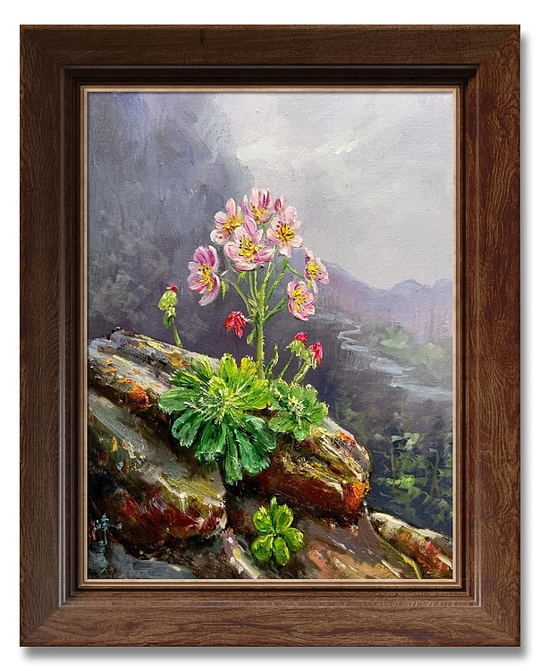 梁峰 山间花开