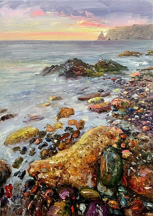 梁峰 海岸秀色