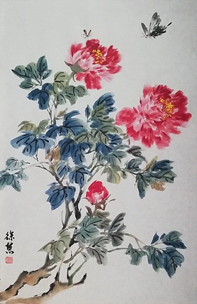 当代花鸟画家 徐慧 精品国画花鸟