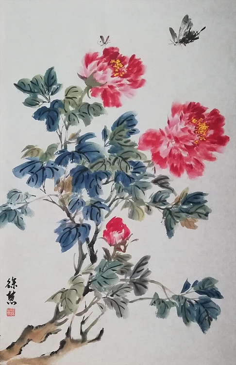 当代花鸟画家 徐慧 精品国画花鸟