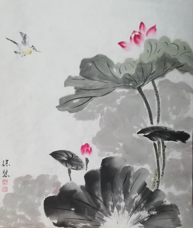当代花鸟画家 徐慧 精品国画花鸟