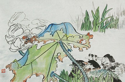 青年潜力 美女艺术家 卢小琴