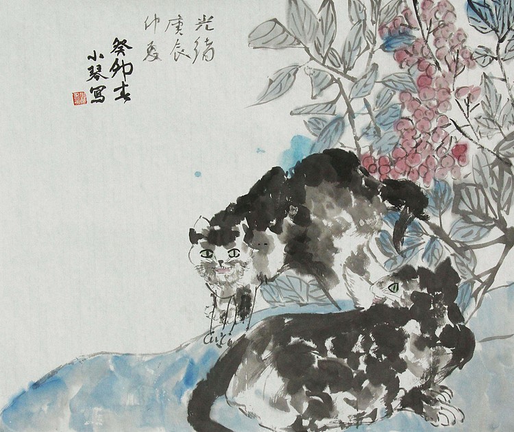 青年潜力 美女艺术家 卢小琴