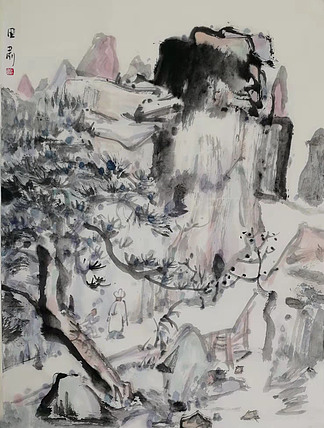 中国画学会理事 中国艺术研究院贾又福山水画工作室 田肃