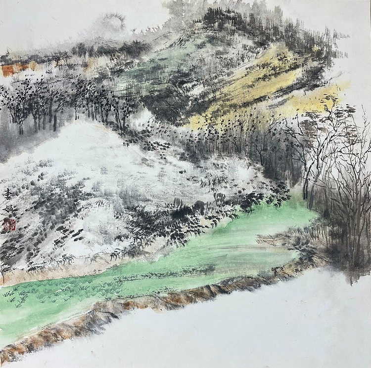 李娟  西安美院硕士，陕西省美协会员。写生作品