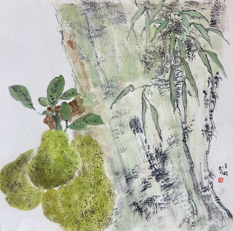 李娟  西安美院硕士，陕西省美协会员。写生作品
