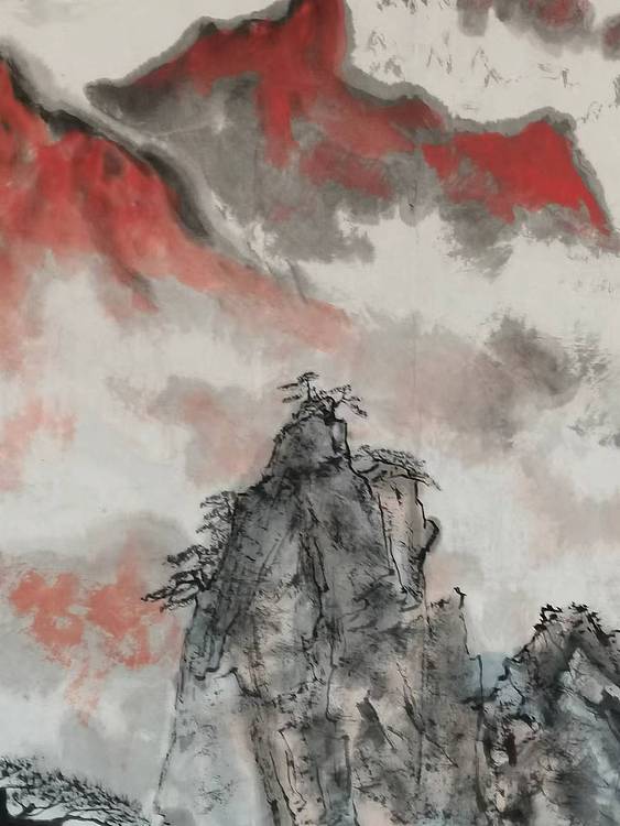 秦广宁 黄山晴云