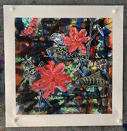 著名画家石齐学生 何金雨