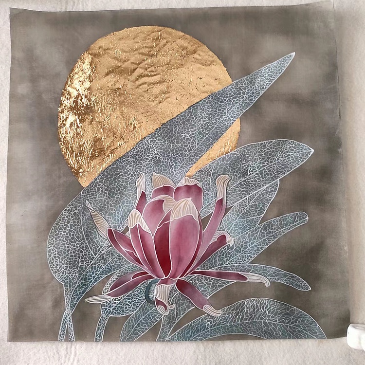 永遇乐 工笔花鸟 绢