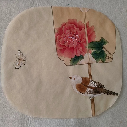 永遇乐 工笔花鸟 小品 绢