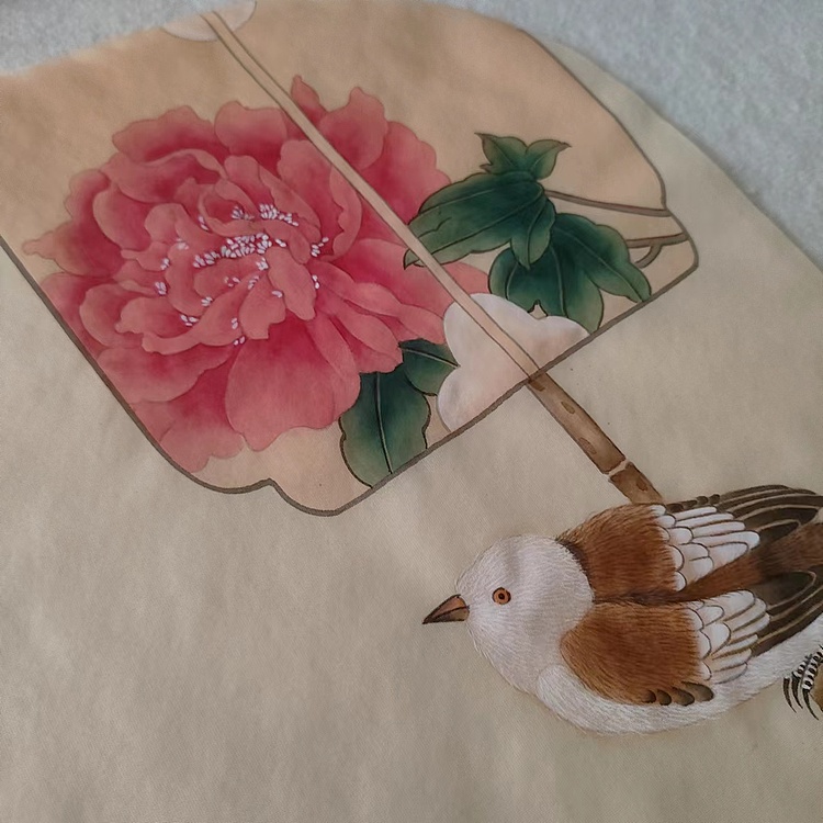 永遇乐 工笔花鸟 小品 绢
