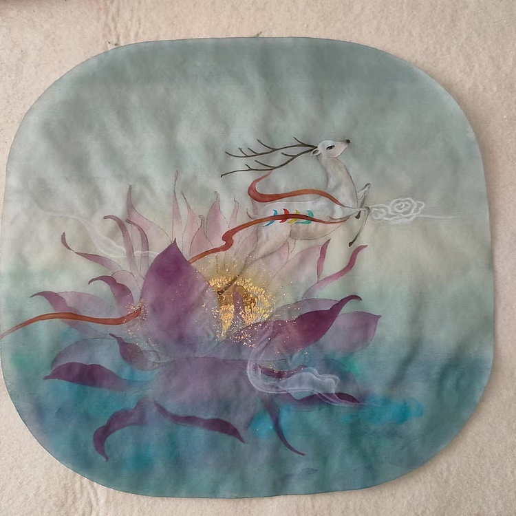 永遇乐 绢 工笔