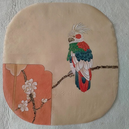 永遇乐 工笔花鸟 小品 绢