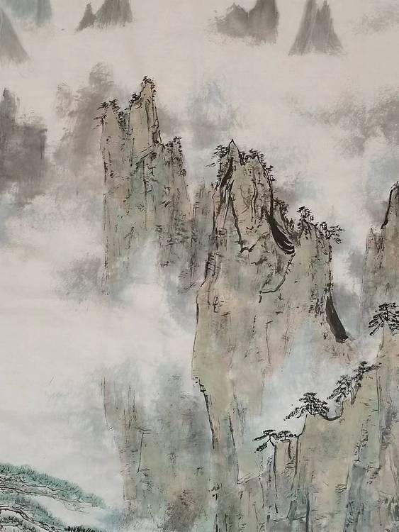 秦广宁 万壑松云