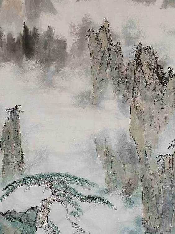 秦广宁 万壑松云