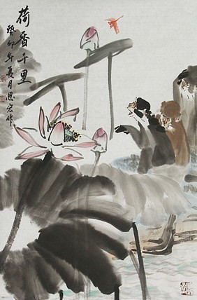 书香世家 北京荣宝斋画院画家 徐思文 国画