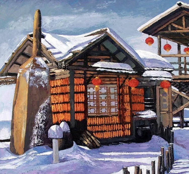 徐风华 北旅田园雪景系列之一