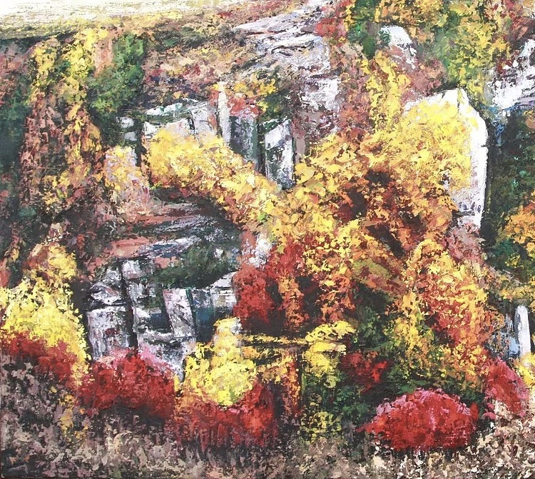 徐风华 核伙沟秋景