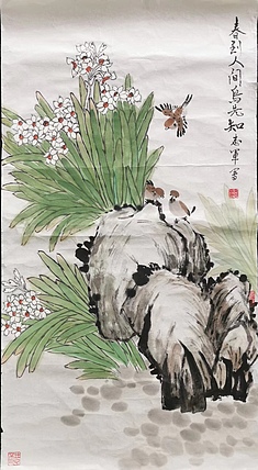 五谷丰登 春到人间乌先知