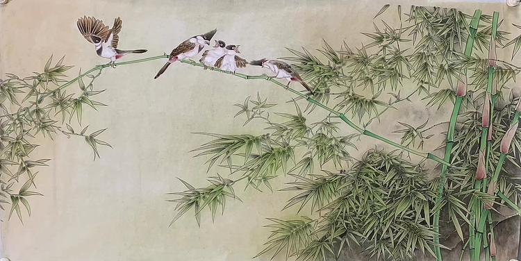 著名工笔画家 王振兴 精品国画