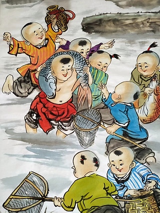 高兴 有余图