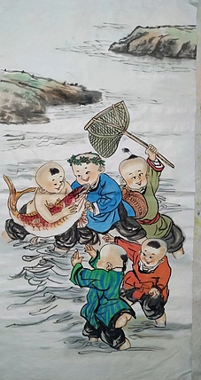 高兴 有余图