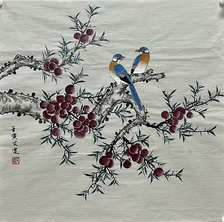 艾雯 对语图