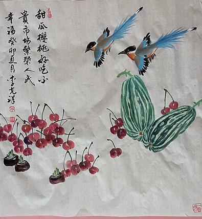 翱翔 甜瓜樱桃好吃不贵